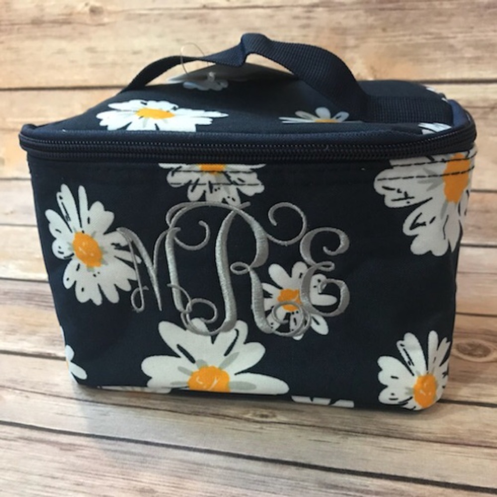 Sunflower Cosmetic Makeup Bag Navy - Picture 1 of 7